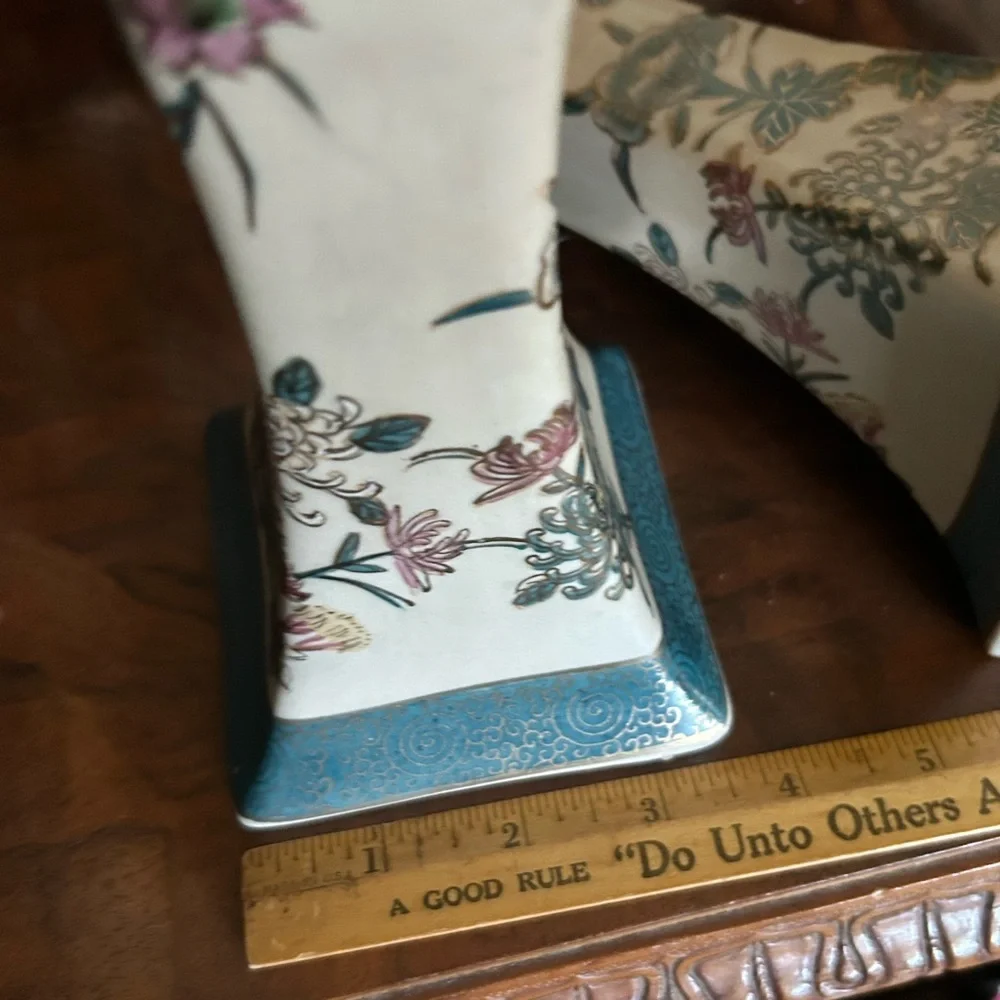Vintage Chinoiserie Candlesticks